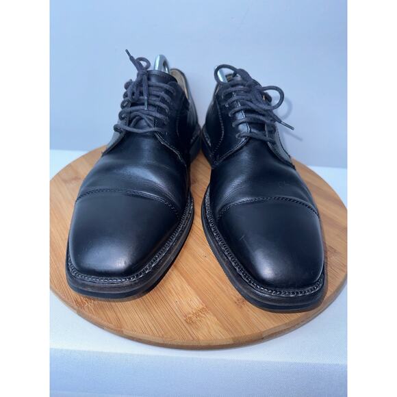 Mephisto Black Leather Lace Up Oxford Dress Shoes Made in Portugal Men\'s Sz 10.5 main image 9